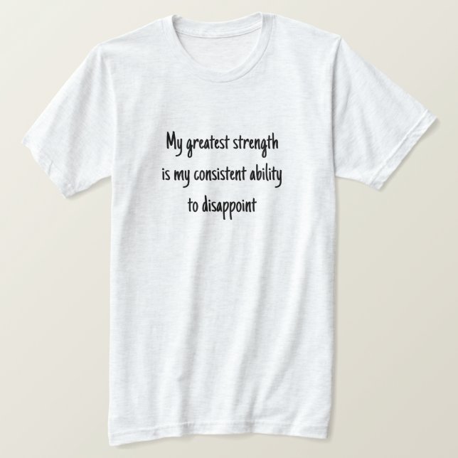 Minha maior força do T-Shirt (Frente do Design)