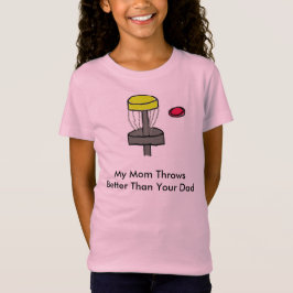 Minha mamã joga a melhor camisa do golfe do disco