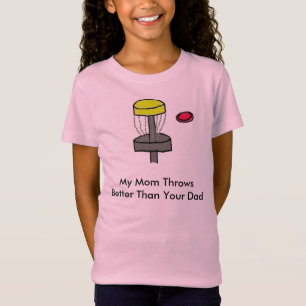 Minha mamã joga a melhor camisa do golfe do disco