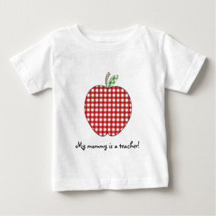 Minha mamãe é um guingão vermelho Apple da camisa
