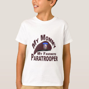 Minha Mamãe Minha Camiseta Paraquedista Favorita