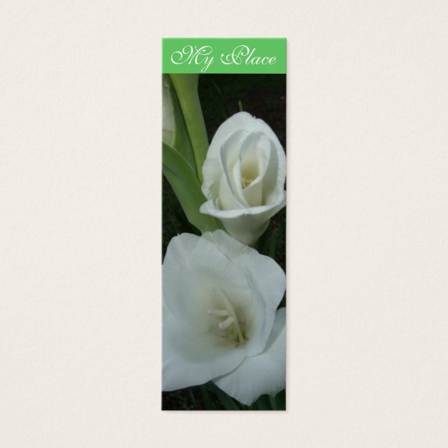 Minha Marca de Livro Gladiola (Frente)