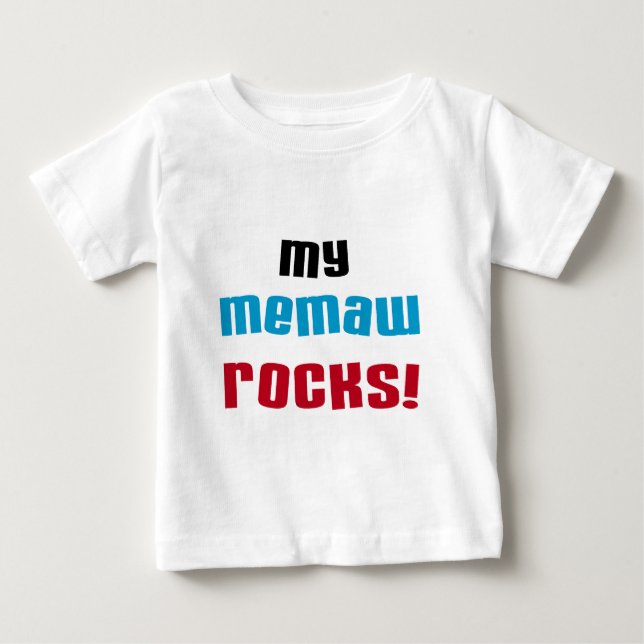 Minha Memaw Rocks T-shirts e presentes (Frente)