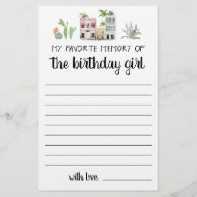 Minha Memória Favorita da Garota de Aniversário 
