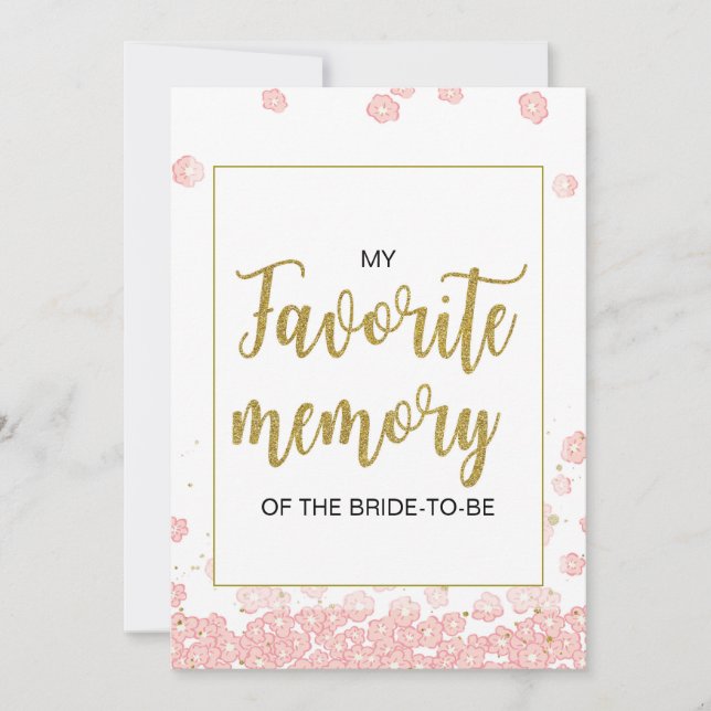 Minha Memória Favorita da Noiva Sinal | Rosa Doura (Frente)