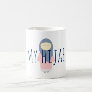 minha menina dos muçulmanos da caneca de café do