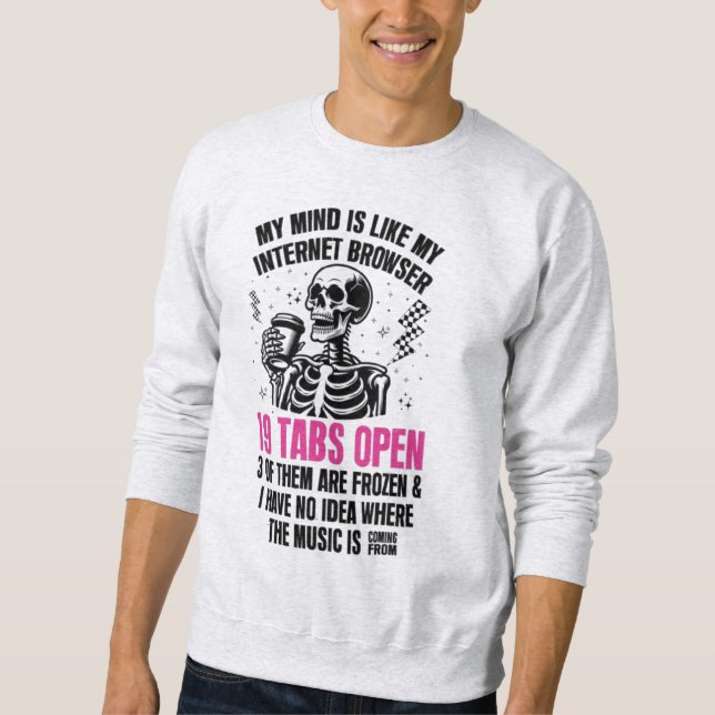 Minha Mente É Como A Minha Camisa Do Navegador Da  (Frente)