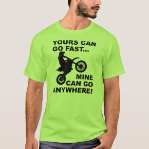 Minha Moto Pode Ir a Qualquer Lugar Camiseta Motoc
