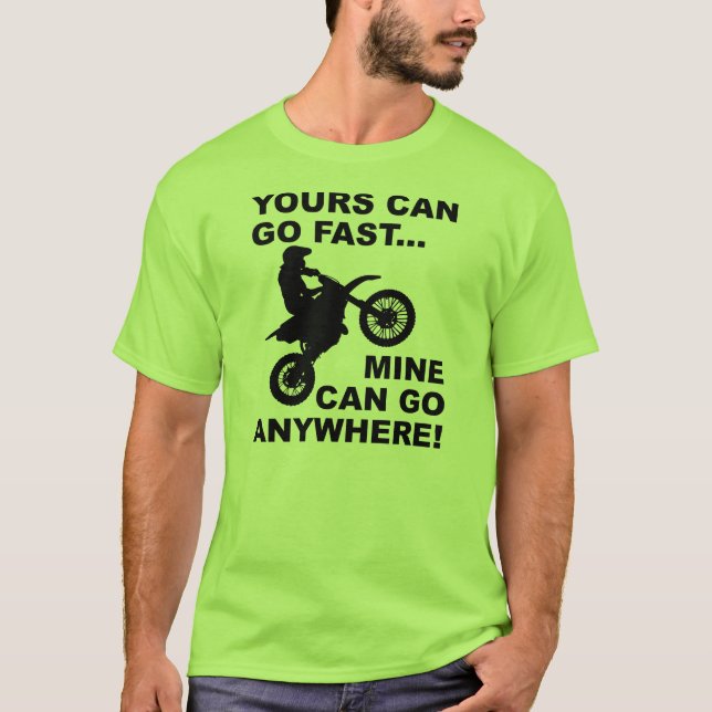 Minha Moto Pode Ir a Qualquer Lugar Camiseta Motoc (Frente)