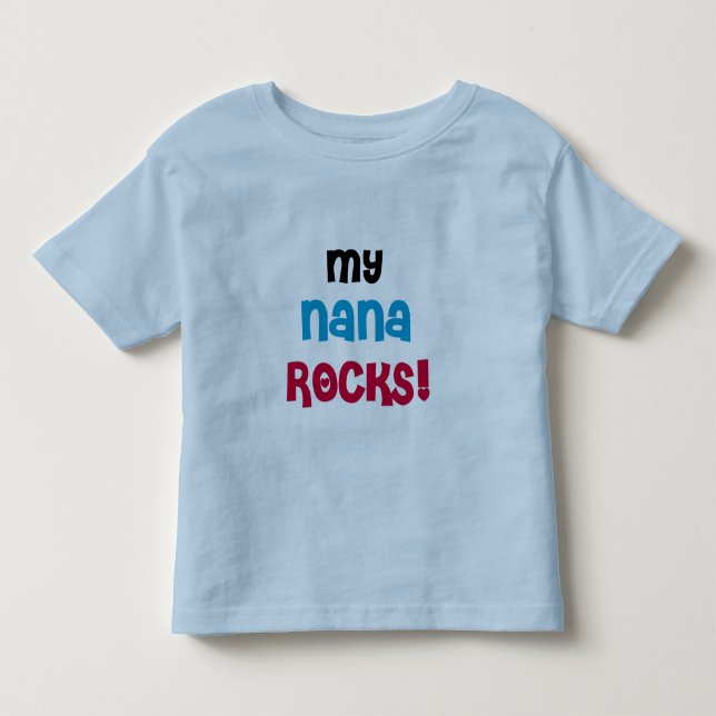 Minha Nana Rocks T-shirts e presentes (Frente)