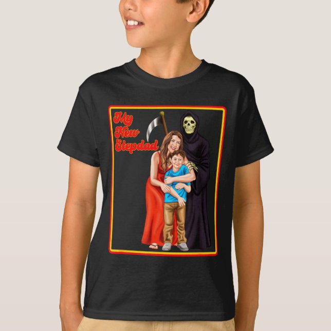 Minha Nova Camisa Irônica do Padrasto - Meme Irôni (Frente)