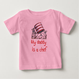 Minha Pai é uma camiseta Chef Baby