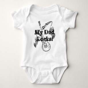 Minha Pai Rocks T-Shirt - Presente para Pai