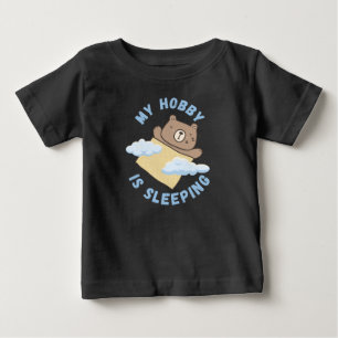 Minha paixão é dormir baby T-Shirt