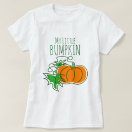 Minha Pequena Camiseta de Maternidade de Outono BU