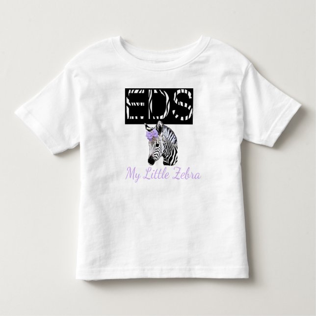 Minha Pequena Zebra EDS Ehler-Danlos - Camisa (Frente)