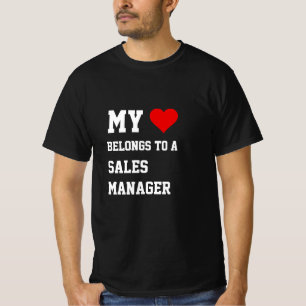 Minha Pertença A Um T-Shirt Gerente De Vendas