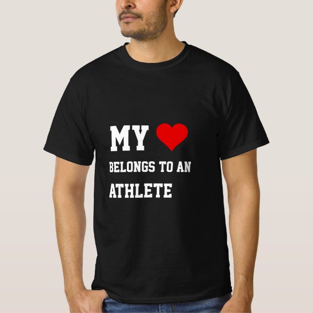 Minha Pertença A Uma Camisa De T-Atleta (Frente)