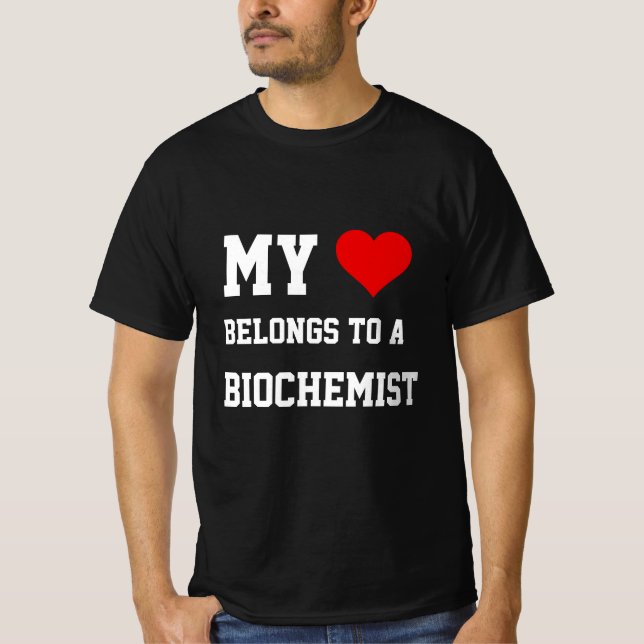 Minha Pertence a uma Camiseta de Bioquímico (Frente)