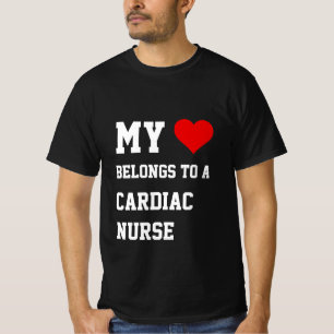 Minha Pertence a uma Camiseta de Enfermeira Cardía