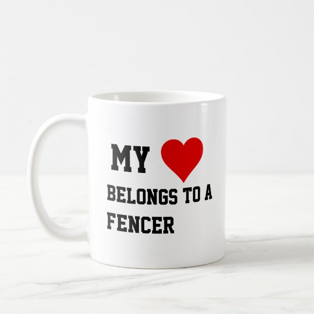 Minha Pertence A Uma Caneca Fencer (Esquerda)