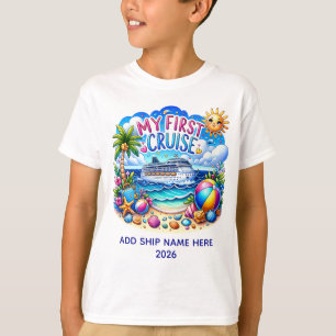 Minha Primeira Camisa De Barco De Cruzeiro