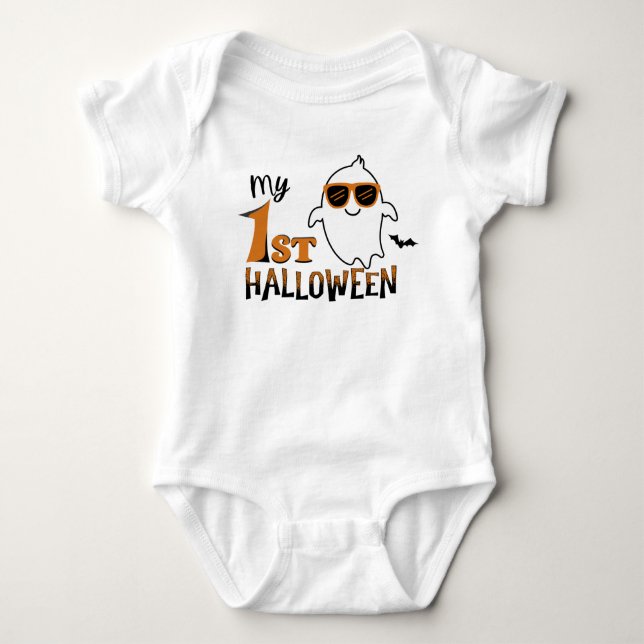Minha Primeira Camisa De Halloween | Camiseta do B (Frente)