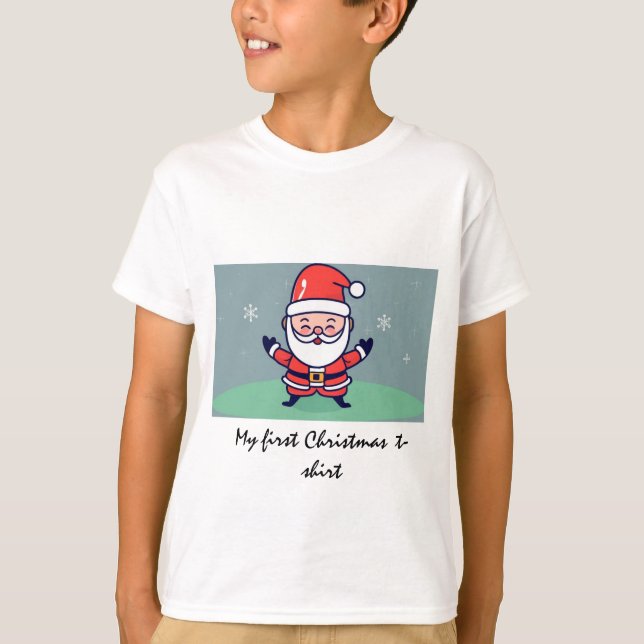 minha primeira camisa de natal (Frente)