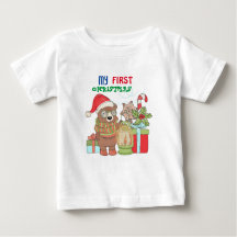 Minha primeira camisa de Natal do BabY