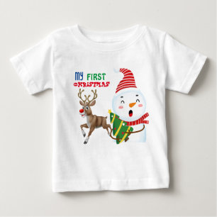 Minha primeira camisa de Natal do BabY
