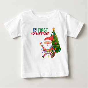 Minha primeira camisa de Natal do BabY