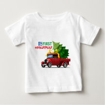 Minha primeira camisa de Natal do BabY