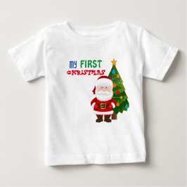 Minha primeira camisa de Natal do BabY