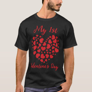Minha Primeira Camiseta de Dia de os namorados