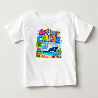 Minha Primeira Camiseta de Férias de Cruzeiro para