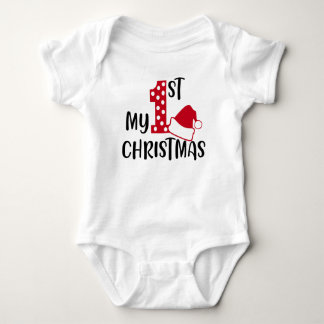 🎄Minha Primeira Camiseta de Natal para Bebê | Fof