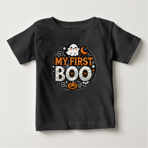 Minha Primeira Camiseta do Bebê do Halloween