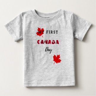 Minha Primeira Camiseta do Dia do Canadá