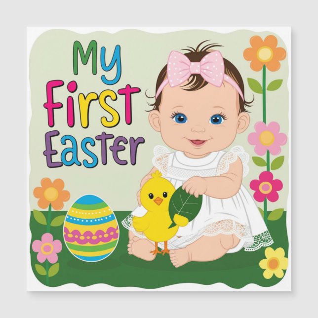 Minha primeira páscoa infantil (Frente)
