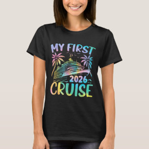 Minha Primeira Viagem de Cruzeiro 2026 Camisa Tie