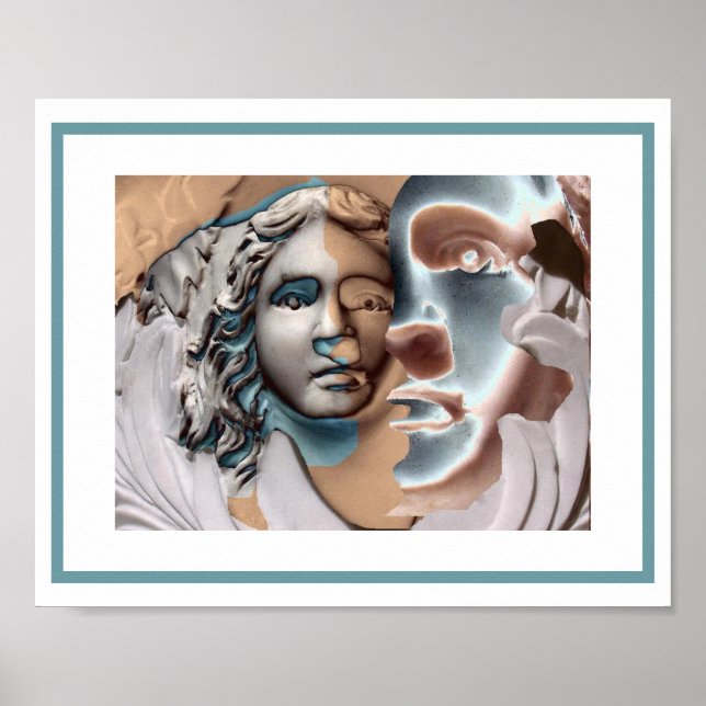 Minha própria fotografia e Poster de arte de compu (Frente)