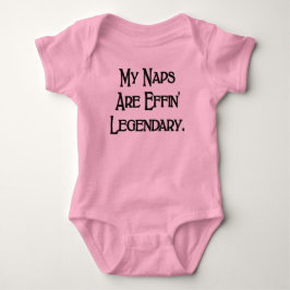 Minha Soneca É Uma Camiseta de Bebê Divertida Lend
