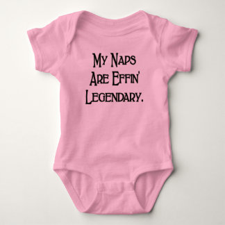 Minha Soneca É Uma Camiseta de Bebê Divertida Lend