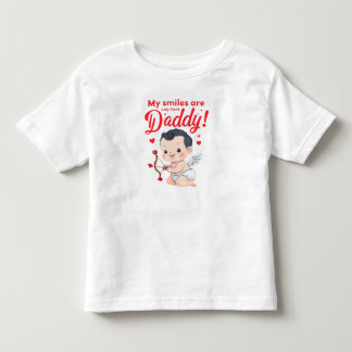 Minha Sorriso É Só Para Papai Baby Camiseta do Dia