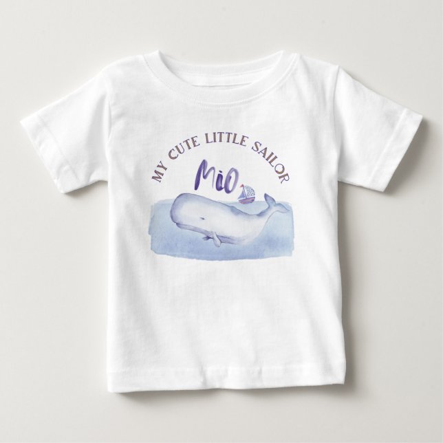 Minha T-shirt do pequeno marinheiro Toddler (Frente)