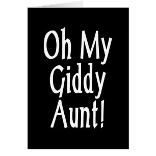 Minha Tia Giddy! Cartão