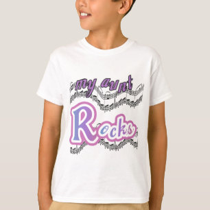 Minha tia Rocks Camisetas e presentes