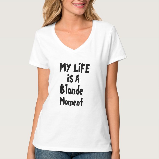 minha vida é um design de camiseta engraçada de mo (Frente)
