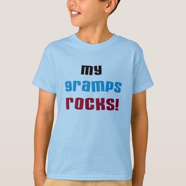 Minha vovó Rocks T-shirts e presentes (Frente)