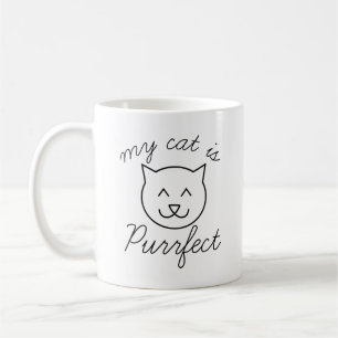 Minha Xícara de Café O Meu Gato é Perfeito